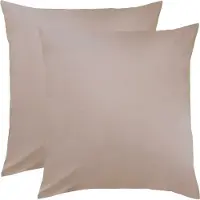 Bettwaren-Shop Single Jersey Kissenbezug Ulm 2er Pack 80x80 cm basalt