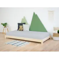 Benlemi Kinderbett TEENY - Einzelbett 90x200 cm Ziegel