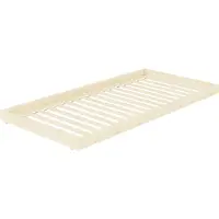 Benlemi Holzausziehbett SLEEP auf Rollen für unter das Bett 80x150 cm (unter das Bett 80x160 cm) Salbeigrün