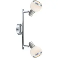 Globo Lighting Globo Karde Strahler, Chrom, 2 x E14 LED; Artikelnummer: 56038-2