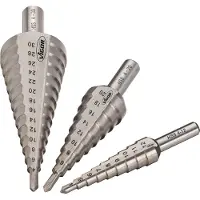 Vigor HSS-Stufenbohrer Satz V1707 3-teilig Anzahl Werkzeuge: 3