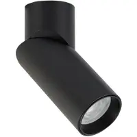 Licht-Erlebnisse Strahler Aluminium GU10 verstellbar rund D: 5,6 cm Schwarz Modern Spot