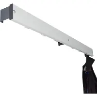 Sypro Garderobenleiste, 2,00 m, Anthrazit (RAL 7016), Nassräume