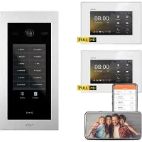 Balter EVO HD Touch 7 Silber/Weiß 1x7" +1x7" WiFi Video Türsprechanlage bis 1000 Familienhaus