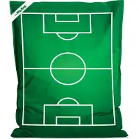 Magma Heimtex Sitting Point Sitzsack Little BigBag SOCCER, 125x95 cm 200 l gras; 34521 033