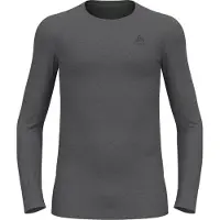 Odlo Unterhemd BL Top Crew Neck LS Active Warm Eco Steel Grey Melange Herren-XXXXL