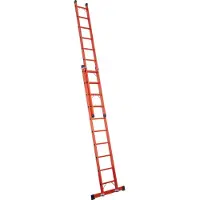 Iller-Leiter Iller Vollkunststoff Schiebeleiter 2x12 Sprossen