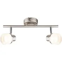 Globo Lighting Globo Friso I Strahler Nickel matt, 2xLED; 56550-2