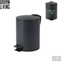 Urban Living Treteimer Toulon - anthrazit - 3L - Metall - 23 cm