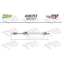 FTE 4101717 Kupplungsseil Seilzug für OPEL Corsa B Schrägheck (S93) 841/414mm