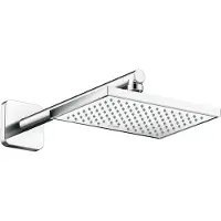 Hansgrohe AXOR ShowerSolutions Duschkopf 245/185, 1 Strahlart, wassersparend, 35374000, Farbe: Chrom