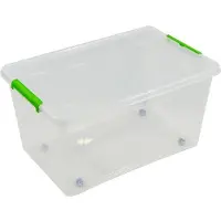 Art Plast Multipurpose transparent box with wheels 44 l - 58,5 x 39 x 30 cm