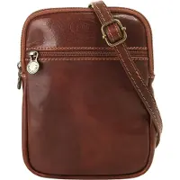 Piké Umhängetasche Herren, Damen 019972 braun