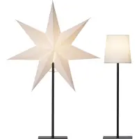 Star Trading Weihnachtsstern Frozen schwarz-weiß