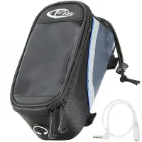 TecTake Fahrradtasche mit Rahmenbefestigung Zusätzliche Spannseil-Sicherung