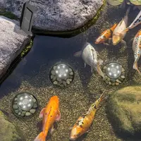Gravidus Solar Gartenteich Strahler-Set Unterwasserbeleuchtung LED