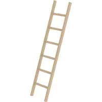 MUNK Günzburger Steigtechnik MUNK Holz-Anlegeleiter 6 Sprossen