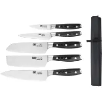 Vogue Tsuki Series 7 5-teiliges Messerset mit Tasche