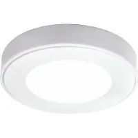 Sotech Domus Line LED-Strahler RIO D-MOTION (12V, 3W, 2700–5500 K, Micro12, weiß matt, Ring gerade) Aufbaustrahler von