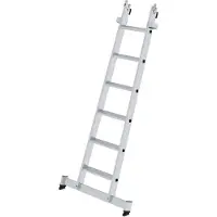 Proregal Stufen-Glasreinigerleiter Unterteil mit nivello-Traverse 6 Stufen