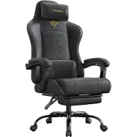 Songmics Gaming-Stuhl, Bürostuhl, Schreibtischstuhl, ergonomischer Gaming-Sessel