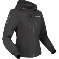Bering Kerby Damen Motorrad Textiljacke, schwarz, 40
