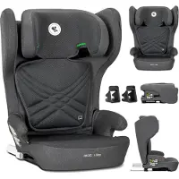 Lorelli RIGEL i-Size Kindersitz 100-150 cm faltbar ISOFIX Sitzerhöher mit Rückenlehne ECE R129/03