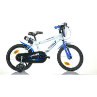 F.lli Schiano Sch Runner 16" – Kinderfahrrad (5–7 Jahre), 16"-Räder, Stahlrahmen, Mit Zubehör – Farbe Blau