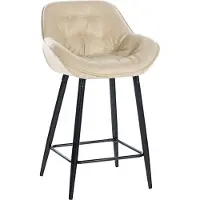 CLP Barhocker Gibson creme Material Stoff