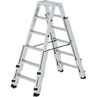 Proregal Stufen-Stehleiter treppengängig 2x6 Stufen