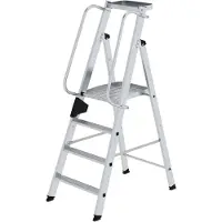 MUNK Günzburger Steigtechnik MUNK Aluminium-Stehleiter 4 Stufen