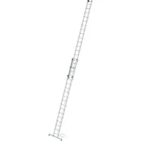 Proregal Sprossen-Seilzugleiter 2-teilig mit nivello-Traverse 2x18 Sprossen