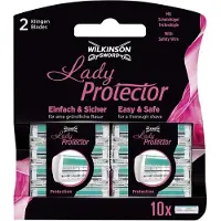 Wilkinson Lady Protector, Ersatz-Rasierklingen für Frauen, 10 Stück