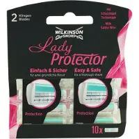 Wilkinson Lady Protector, Ersatz-Rasierklingen für Frauen, 10 Stück