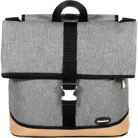Haberland Einzeltasche Melan I grau - praktische Fahrradtasche mit Kompaktsch....