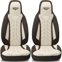 BREMER SITZBEZÜGE Schonbezüge Sitzbezüge für Iveco Iveco Daily Bj 2007-17 in Braun/Beige PLKT210