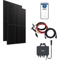 Haier Solar Intelligentes Solar-Set für den Balkon Wi-Fi HMK1P-800Y-NT440X2