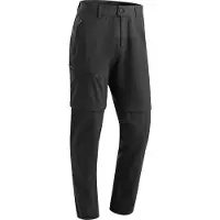 Maier Sports Outdoorhose "Tajo Zip Loop", Herren, Gr. 46, Normalgrößen, schwarz, 100% Polyester, Hosen Outdoorhose, Herren Zip-Off Wanderhose, atmungsaktive Trekkinghose, Regular Fit