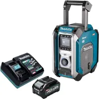 Makita MR 007 GM101 Akku Baustellenradio 12 - 40 V max. Bluetooth DAB+ USB + 1x Akku 4,0 Ah + Ladegerät