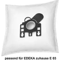 Rs-products 10x Stausbaugerbeutel ähnlich für EDEKA zuhause E03 I E 03 Miele EcoLine Green-S5 und Miele Parquet 2200