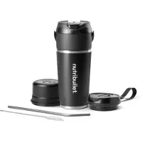 NutriBullet Flip, Tragbarer Mixer, 0,59 l, Eis-Crusher, 11 W, Schwarz