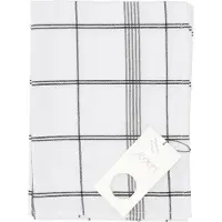 Södahl Geschirrtuch Minimal Weiß Schwarz