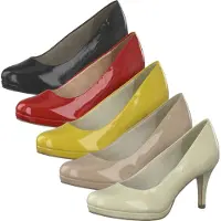 Tamaris 1-22444-24 Damen Pumps Plateau , Größe:37 EU, Farbe:Gelb