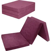 FORTISLINE Klappmatratze Gästematratze 19. Violett M - 180x65x7cm W388 19