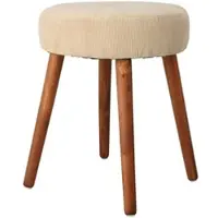 Wellhome - Hocker 35x45cm beige farbe