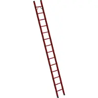 MUNK Günzburger Steigtechnik Sprossen-Anlegeleiter GFK ohne Traverse - 036014