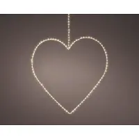 Lumineo Micro LED Rahmenbeleuchtung Herz 58 cm