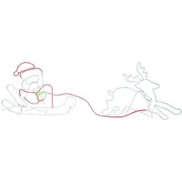Star Trading Silhouette "Neoled", Weihnachtsmann