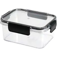 Excellent houseware Luftdichte Lunchbox mit Gummidichtung und vier Clips