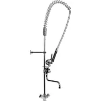 TRIZERATOP Professionelle Küchenarmatur, Standmodell mit 122,5 cm hohem Auslauf